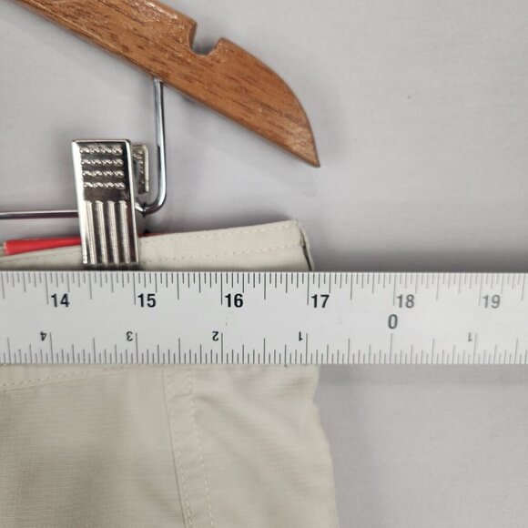 NWT The North Face Water Repellent UV Shorts Womens 8/R Tan Relaxed Wide Leg - Picture 4 of 14